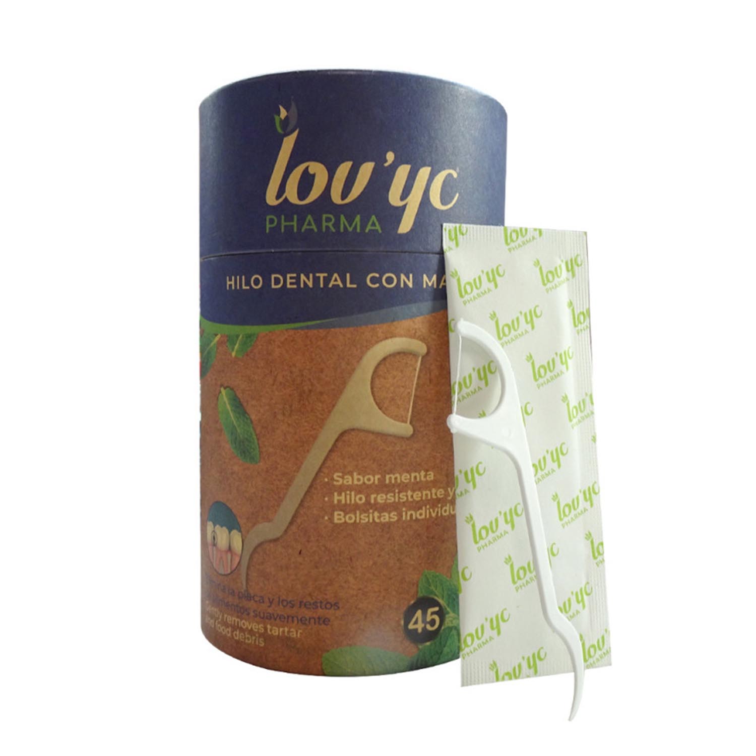 Lovyc Sabor Menta Hilo Dental Caja 1Un